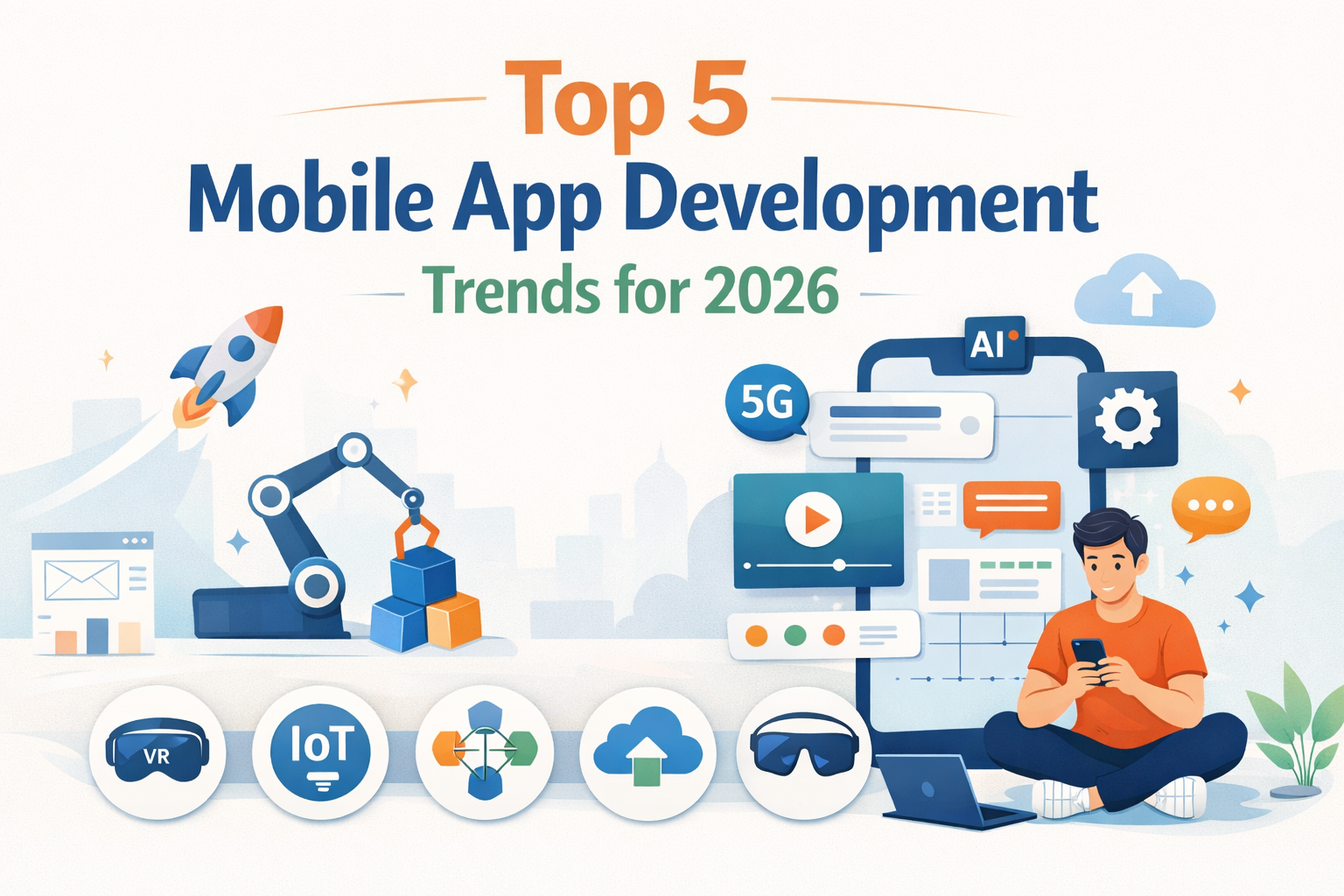 Top 5 Mobile App Development Trends for 2026